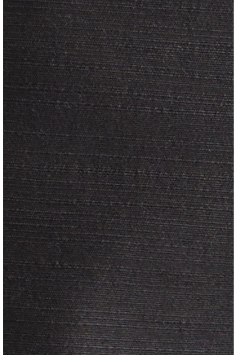 Saskia Wool & Silk Shorts, Alternate, color, BLACK