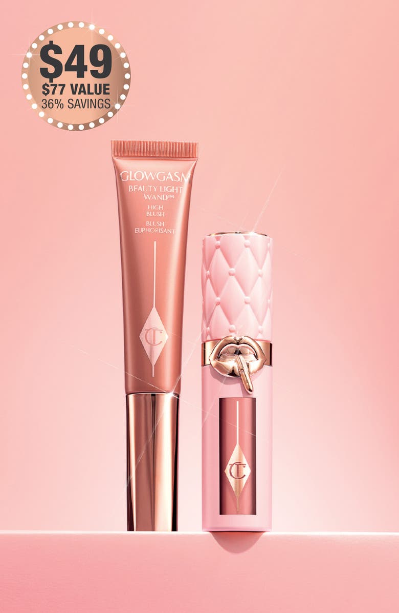 Charlotte Tilbury Pillow Talk Pinkgasm Lip & Cheek Set $77 Value, Alternate, color, Pinkgasm