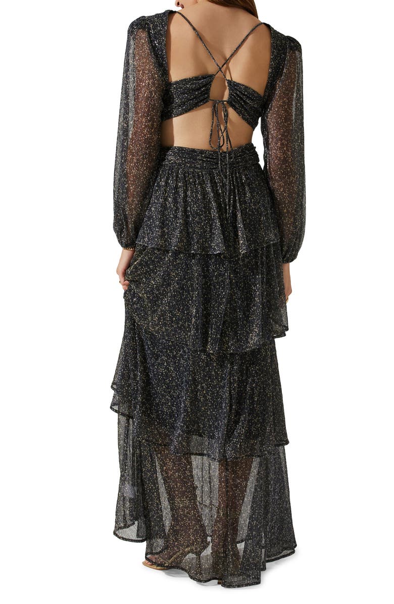 ASTR the Label Anora Floral Long Sleeve Dress, Alternate, color, 