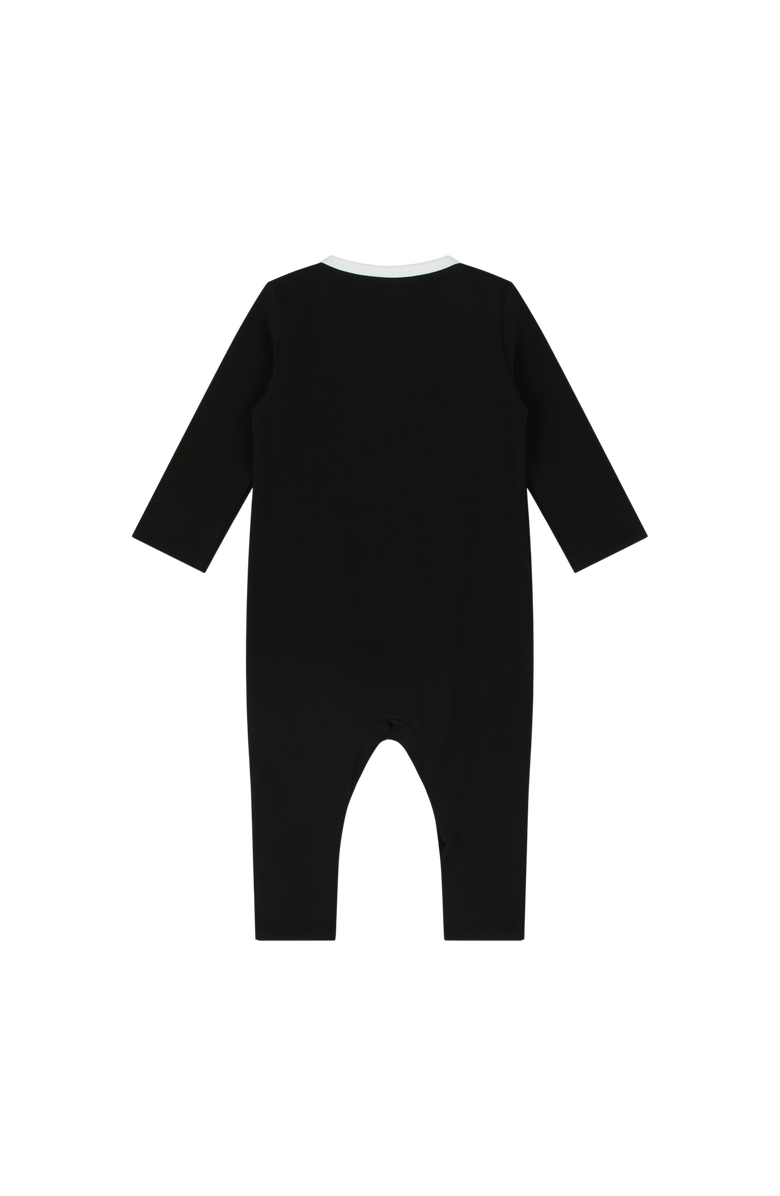 Mixed Up Clothing Baby Uno Romper, Alternate, color, Black