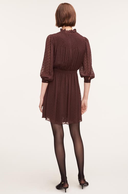 REBECCA TAYLOR REBECCA TAYLOR CLIP-DOT SHIRT DRESS