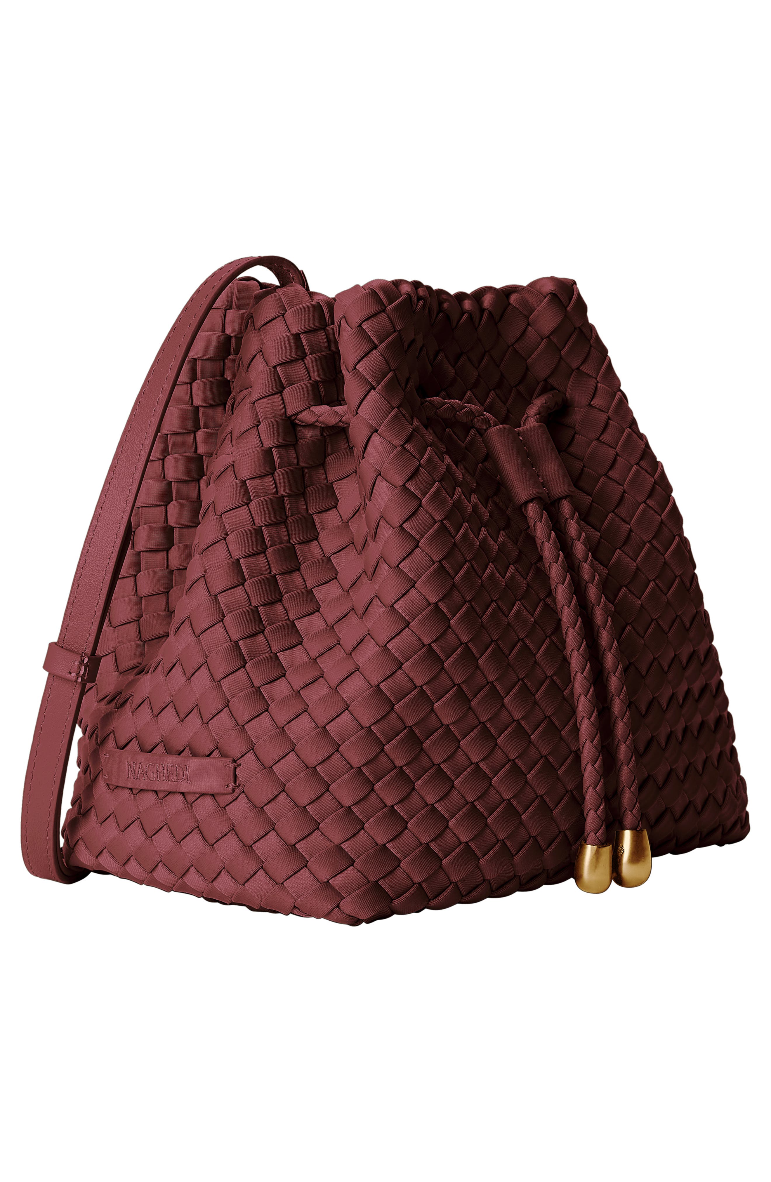 Medium Gramercy Bucket Bag, Alternate, color, BORDEAUX
