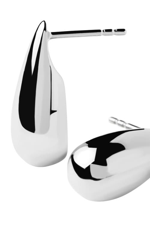 Pdpaola Large Sugar Earrings In Silver
