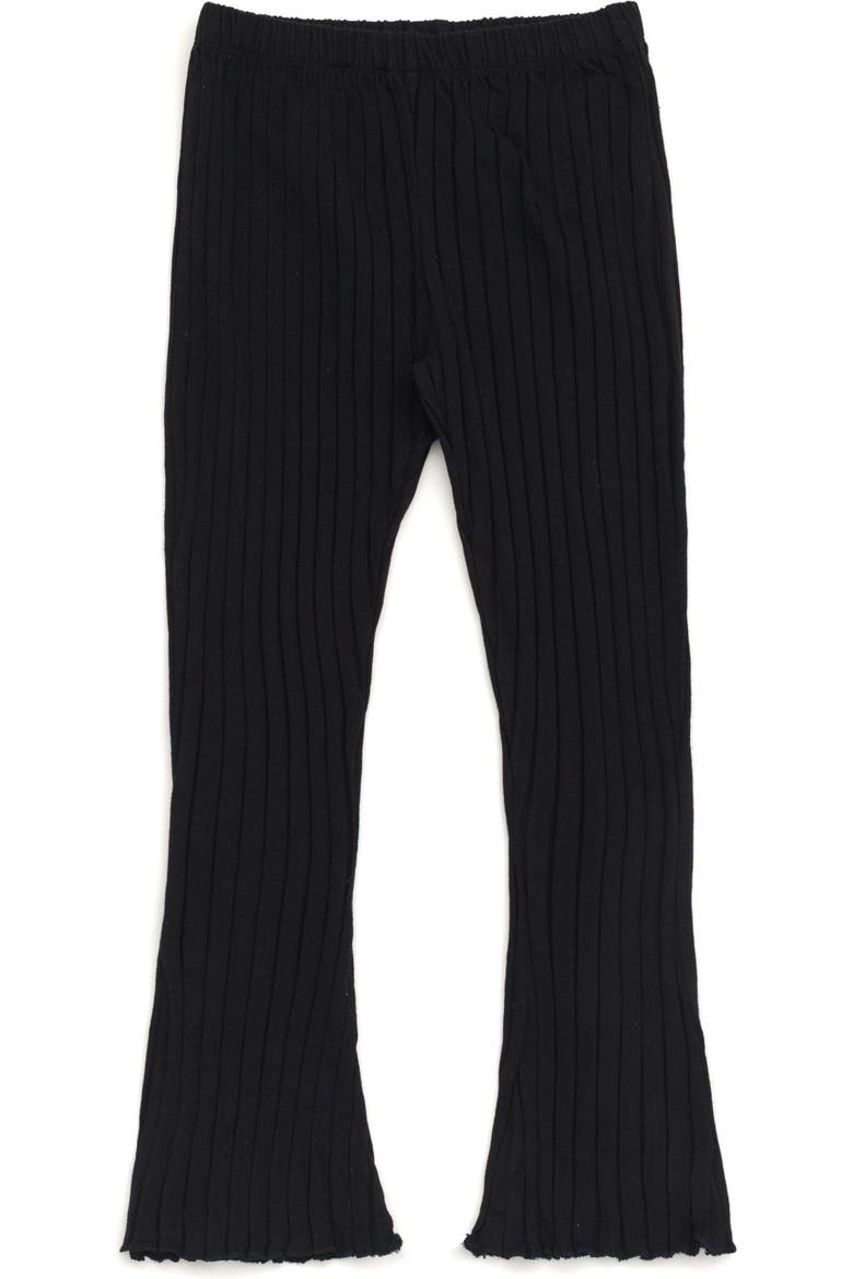 2-Piece Tee and Flare Leggings Set, Alternate, color, Black Hot Pink