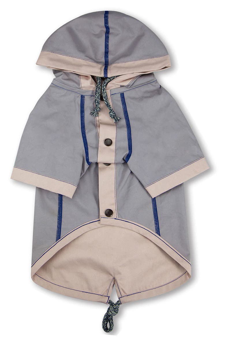 TOUCHDOG 'Cloudburst' Waterproof Reversible Dog Raincoat - Medium, Alternate, color, 