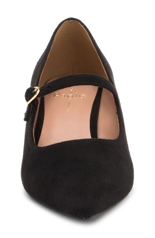 Linea Paolo Ciara Mary Jane Kitten Heel Pump In Black