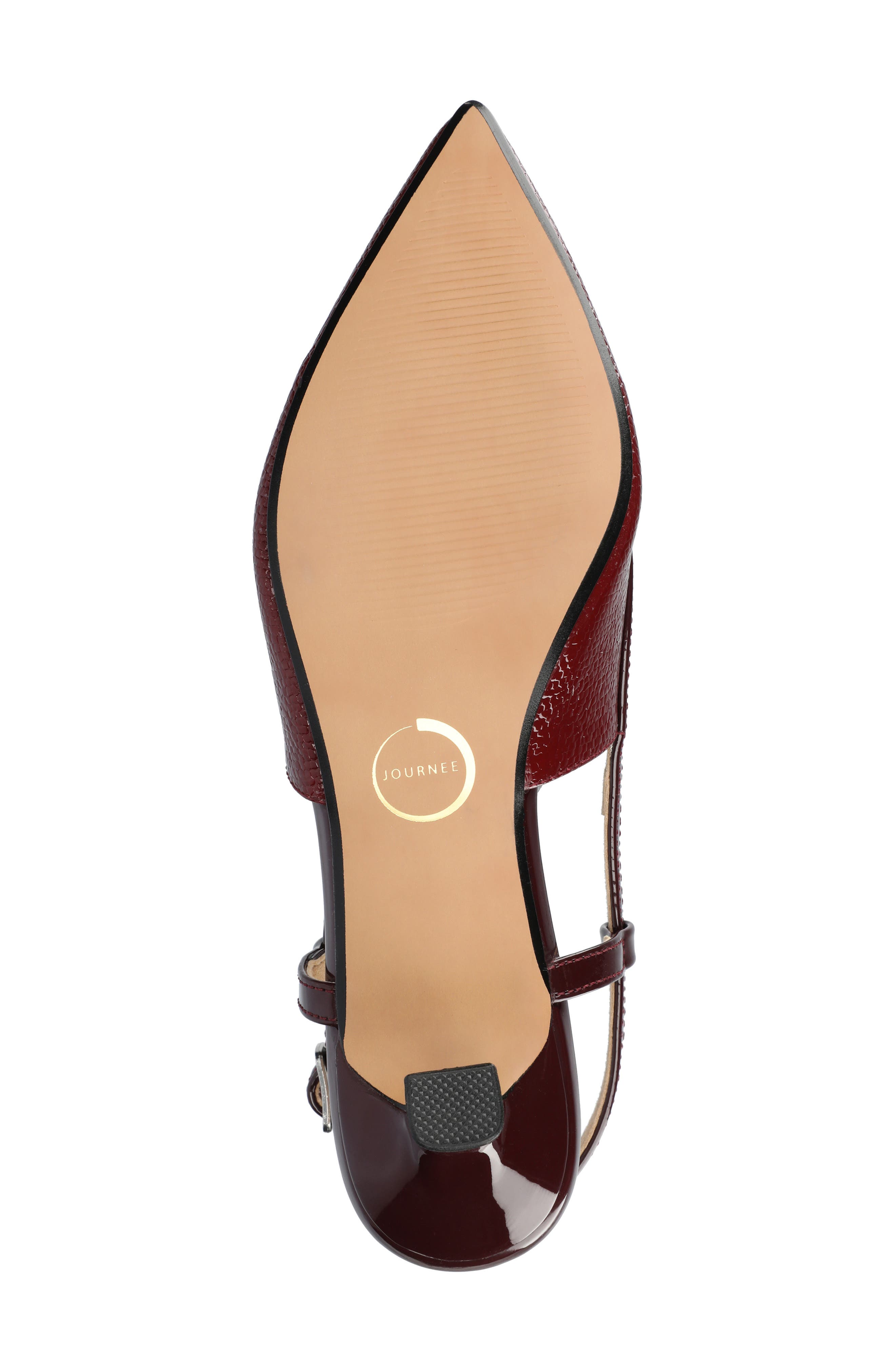 Padma Slingback Kitten Heel Pump - Wide Width Available, Alternate, color, OXBLOOD