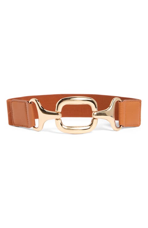 Blythe Buckle Stretch Woven Belt
