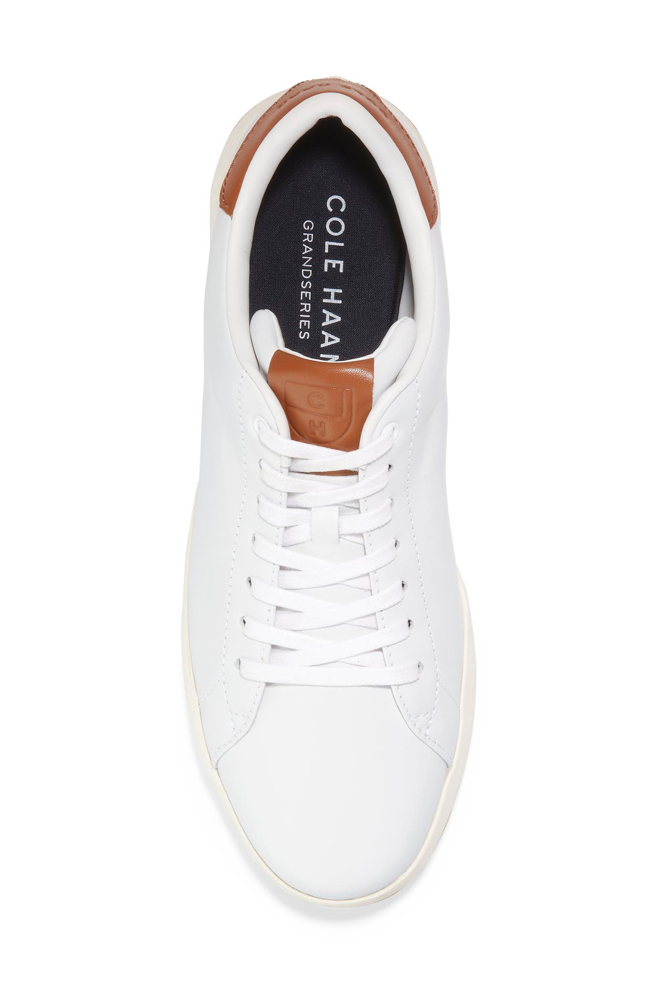 GrandPro Tennis Sneaker, Alternate, color, WHITE/ BRITISH TAN
