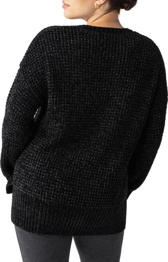 V-Neck Chenille Sweater