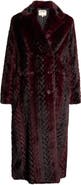 L'AGENCE Icelyn Faux Fur Long Coat