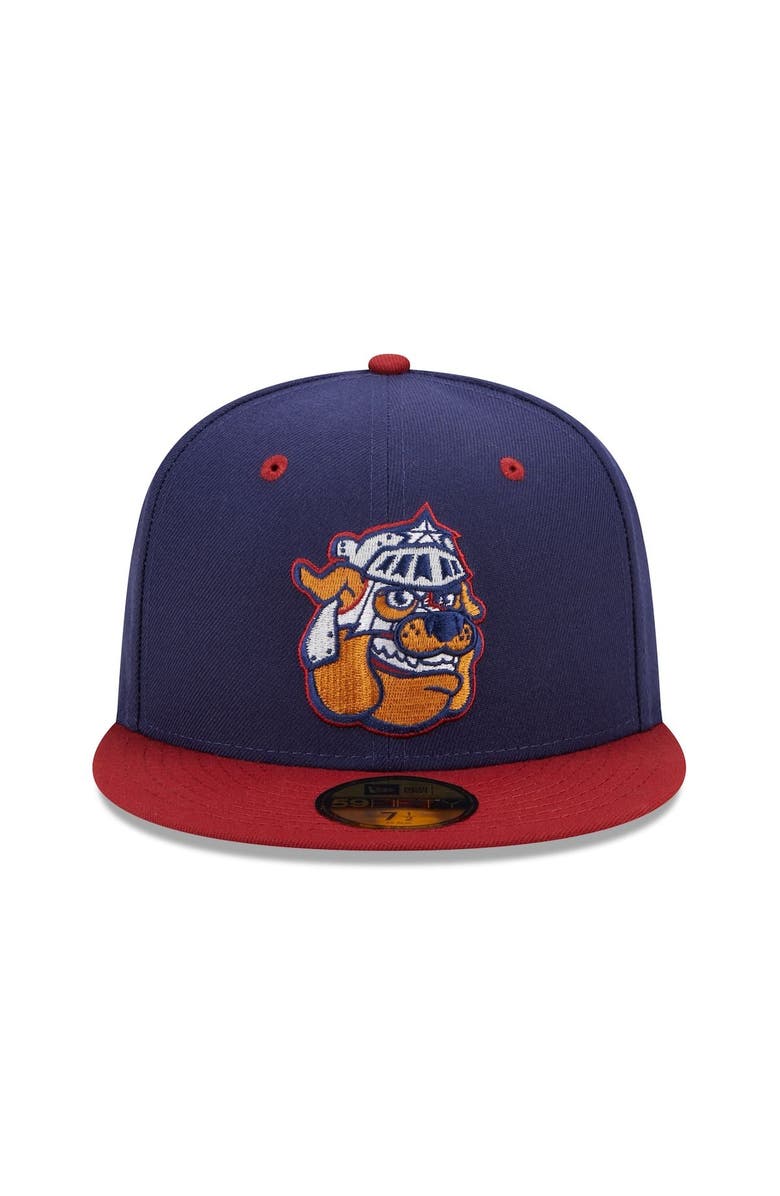 New Era Men's New Era Navy/Red Round Rock Express Marvel x Minor League 59FIFTY Fitted Hat, Alternate, color, Navy