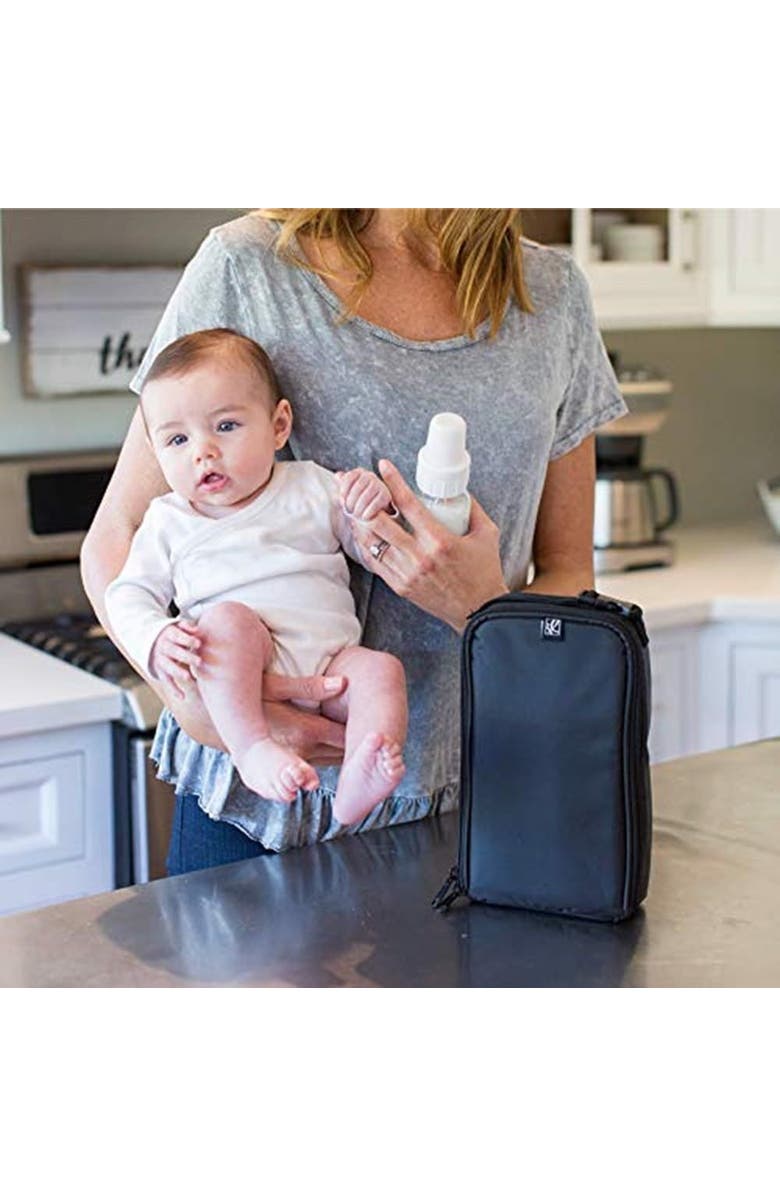 J.L. Childress Pack 'N Protect, Insulated Cooler Bag for Glass Baby Bottles and Food Containers in Black, Alternate, color,