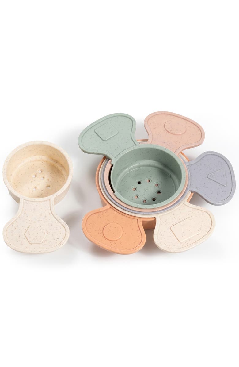 Sperric Stacking Cups Educational Bath Toy 6-Piece Set, Main, color, Multicolor