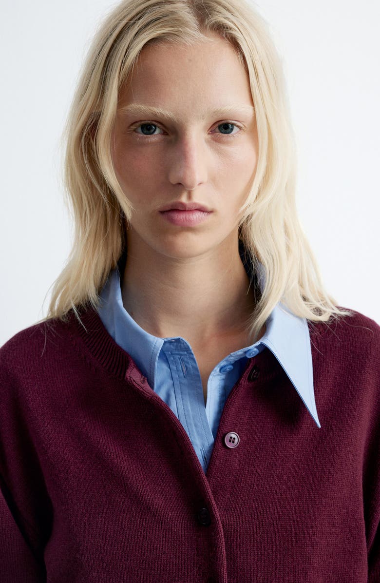 & Other Stories Wool & Cotton Cardigan, Alternate, color,