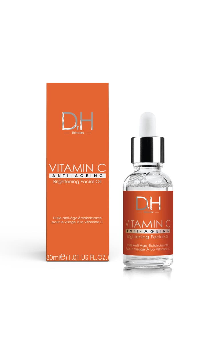 Dr H Vitamin C Brightening Oil Facial Oil 30ml x 2 Duo Pack, Alternate, color, White