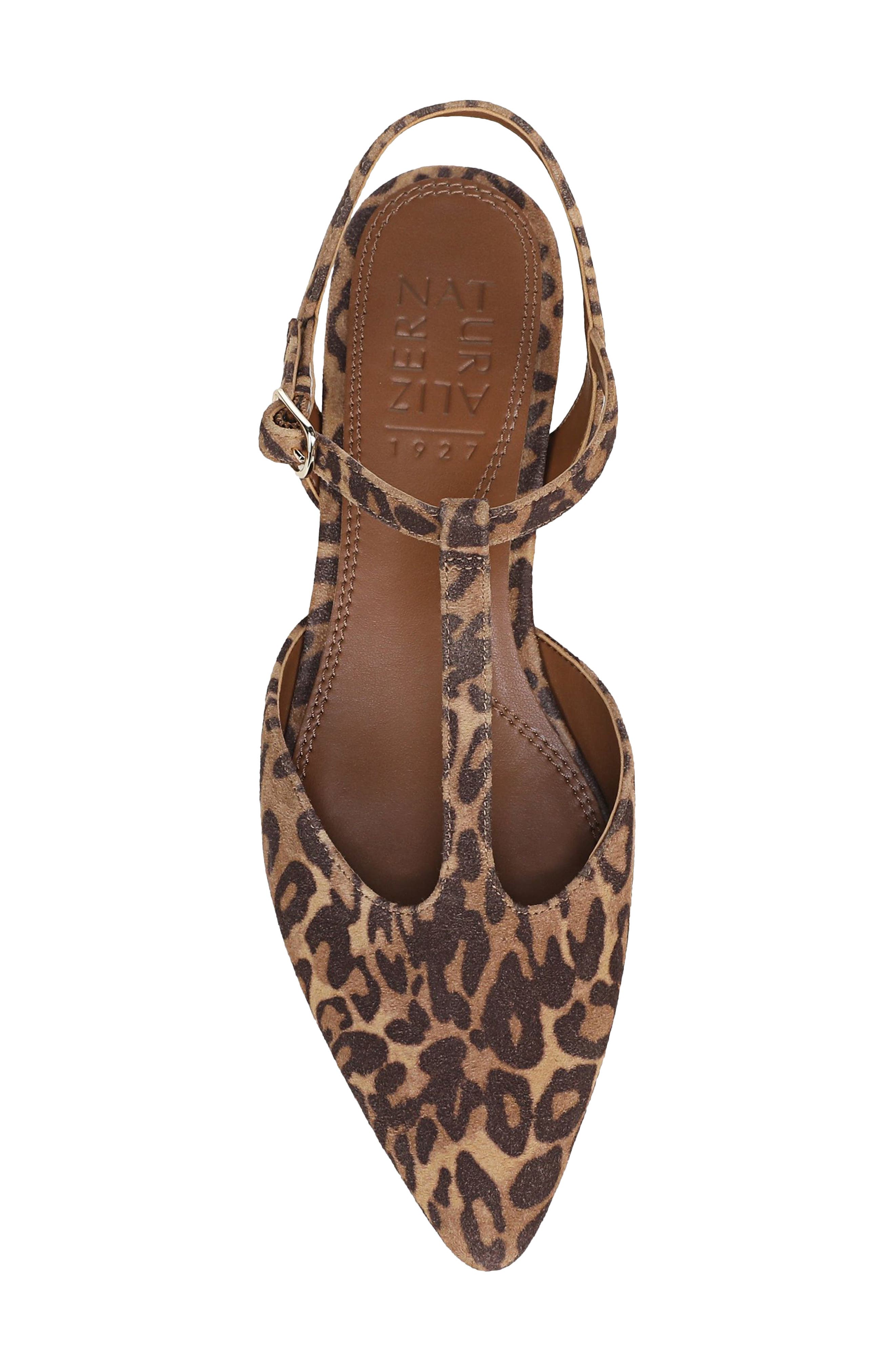 Harlie Flat, Alternate, color, DARK BROWN CHEETAH PRINT