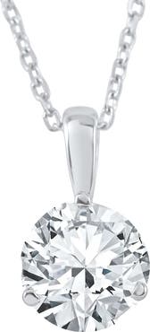 Bliss Diamond 1/2 ct Diamond Solitaire Pendant 14K Gold Lab Grown 3-Prong Martini