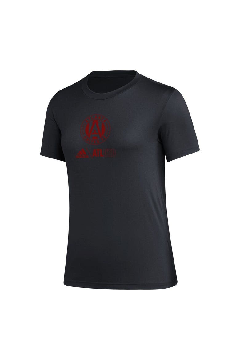 Women's adidas Black Atlanta United FC AEROREADY Club Icon T-Shirt, Alternate, color, Black