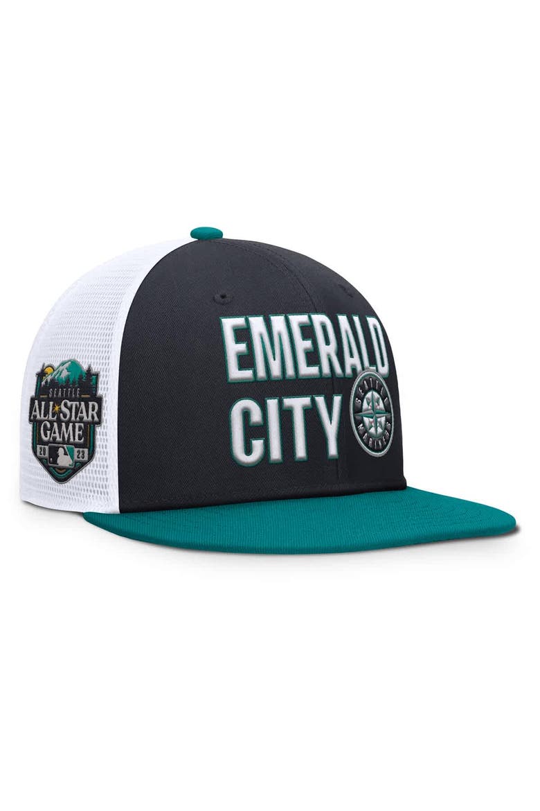 Men's Nike  Navy Seattle Mariners Pro Trucker Snapback Hat, Main, color, Navy