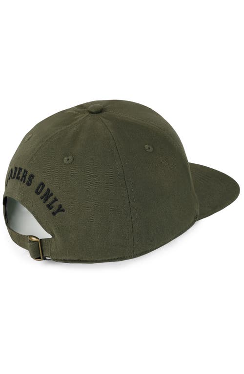 Members Only Twill Baseball Cap In Brown