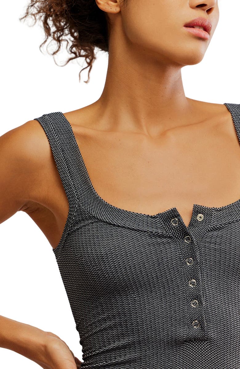 Free People Clean Slate Tank Top, Alternate, color, Black