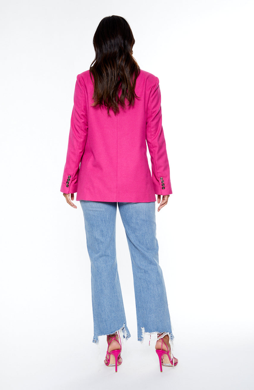 Blue Revival Your Ex Boyfriends Blazer In Pink