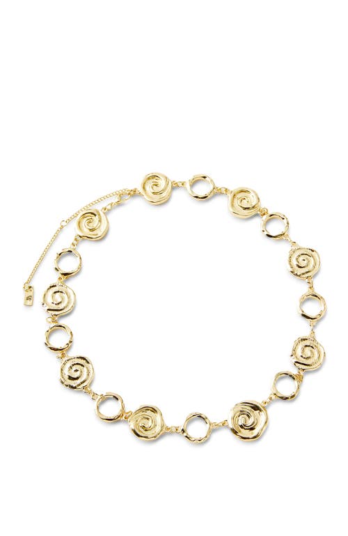 Cotton On Mid Chain Necklace In Gold