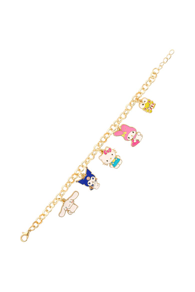 and Friends Charm Bracelet, Alternate, color, Gold
