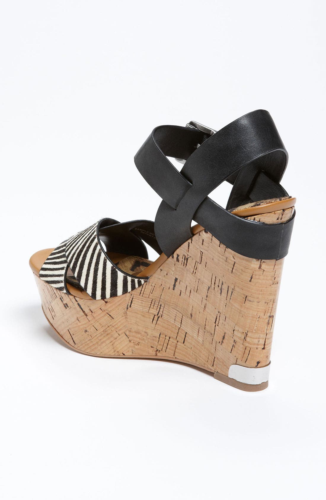 'Sasha' Wedge Sandal, Alternate, color, ZEBRA