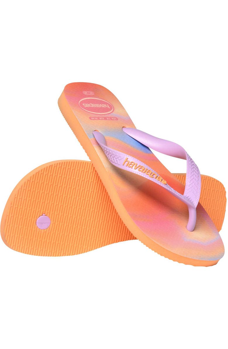 Havaianas Kids' Top Fashion Flip Flop, Alternate, color, Peach/Peach