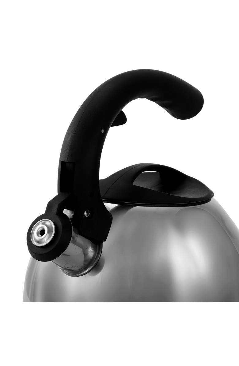 MR COFFEE Steamline 2 Quart Tea Kettle, Alternate, color, Metallic Silver