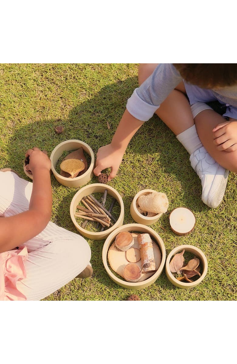 Kaplan Early Learning Company Discovery Circles - Natural - 6 Pieces, Alternate, color, Beige