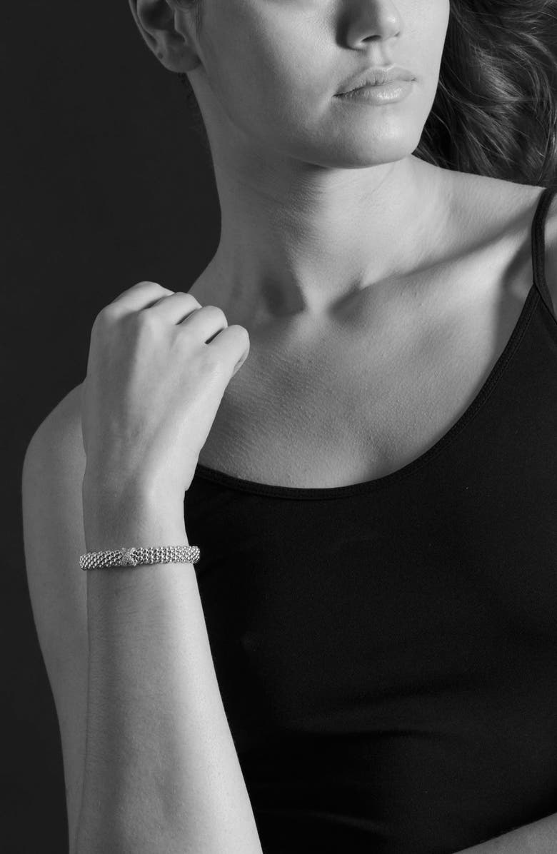 LAGOS Diamond Lux Single Station X Bracelet, Alternate, color,