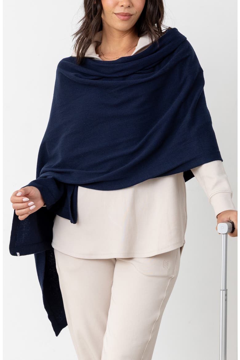 The Dreamsoft Travel Scarf, Alternate, color, OXFORD BLUE