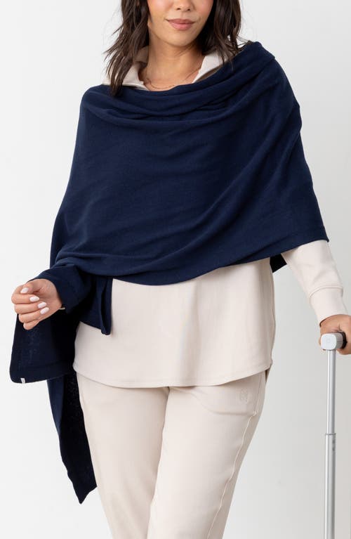 Zestt Organics The Dreamsoft Organic Cotton Travel Scarf In Blue