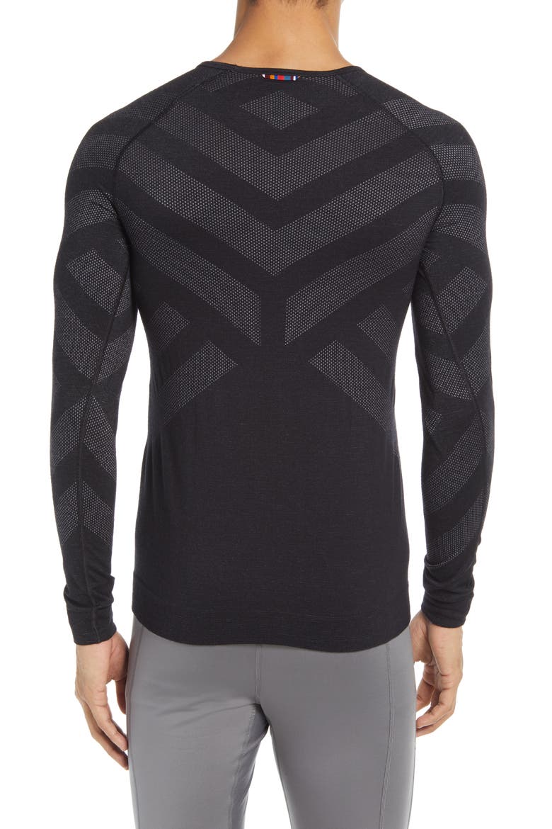 Men's Natural + Kinship Warm Base Layer Top, Alternate, color, BLACK
