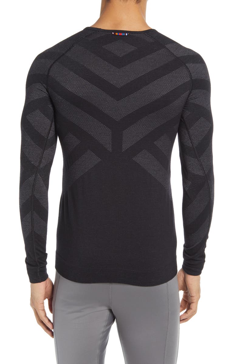 Odlo Men's Natural + Kinship Warm Base Layer Top, Alternate, color, 