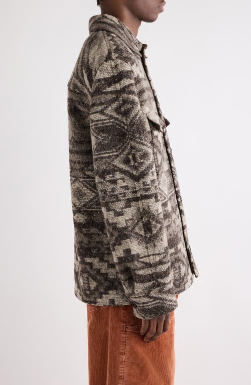 Isabel Marant Kervon Jacket Dark Brown In Brown
