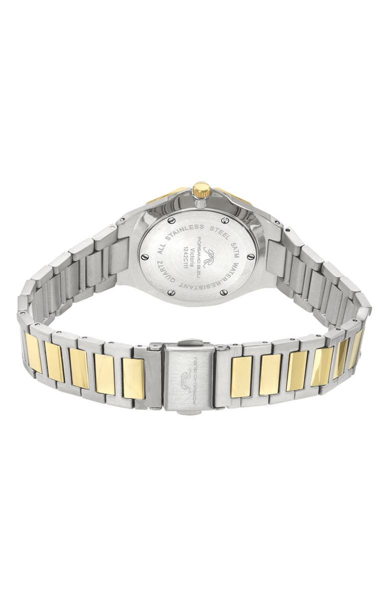 PORSAMO BLEU Victoria Two-Tone Bracelet Strap Watch, 33mm, Alternate, color, Two Tone
