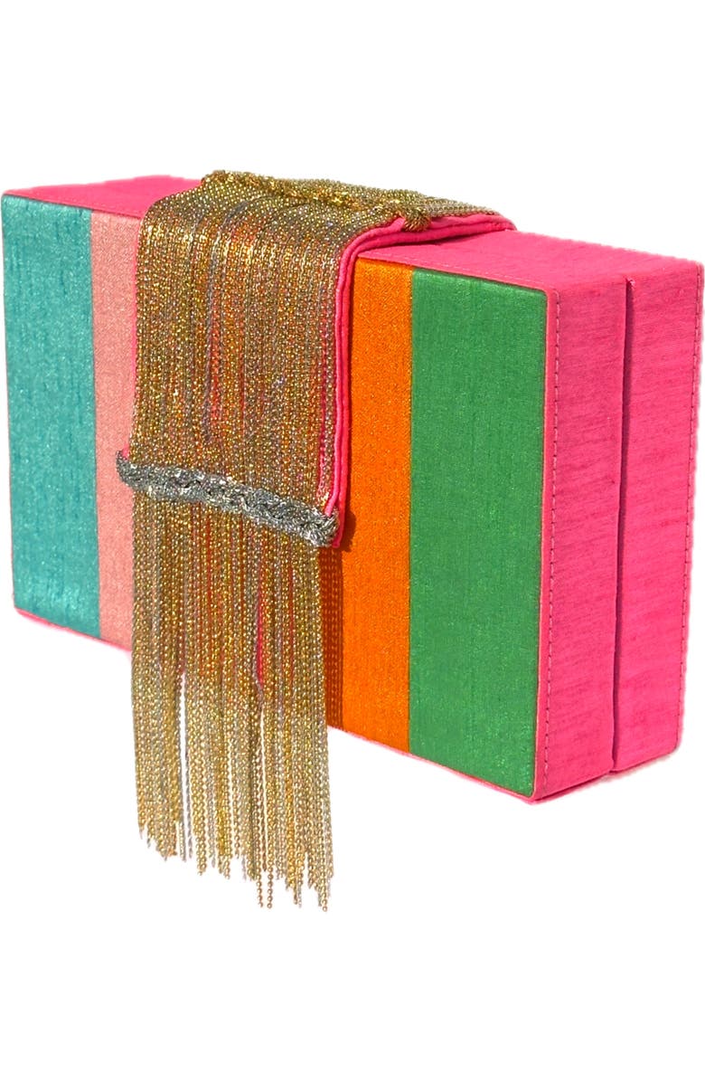 Simitri Skittles Dreamy Clutch, Alternate, color, Multi