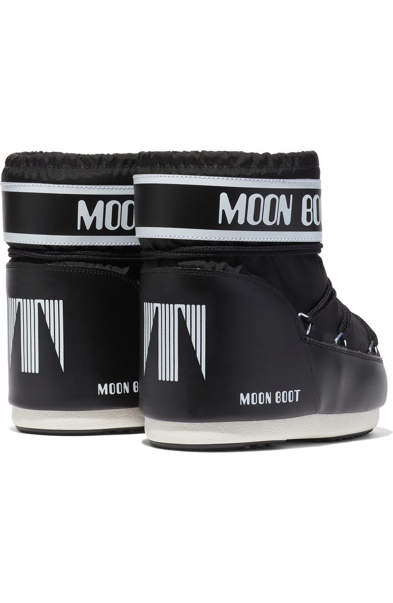 Moon Boot<sup>®</sup> Classic Low 2 Water Repellent Nylon Boot, Alternate, color, Black/ Black