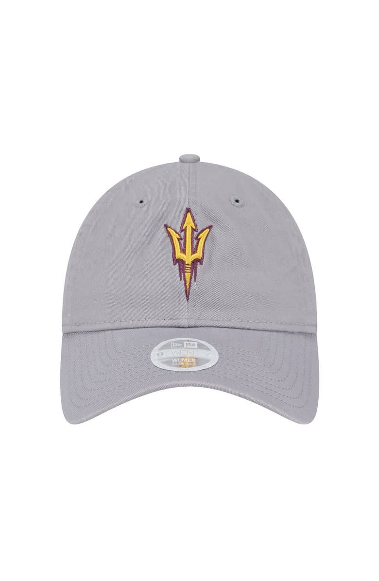 New Era Women's New Era  Gray Arizona State Sun Devils Logo 9TWENTY Adjustable Hat, Alternate, color, 