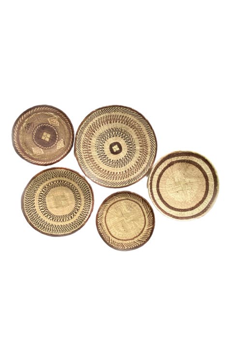 Tonga Wall Basket Basket - Set of 5