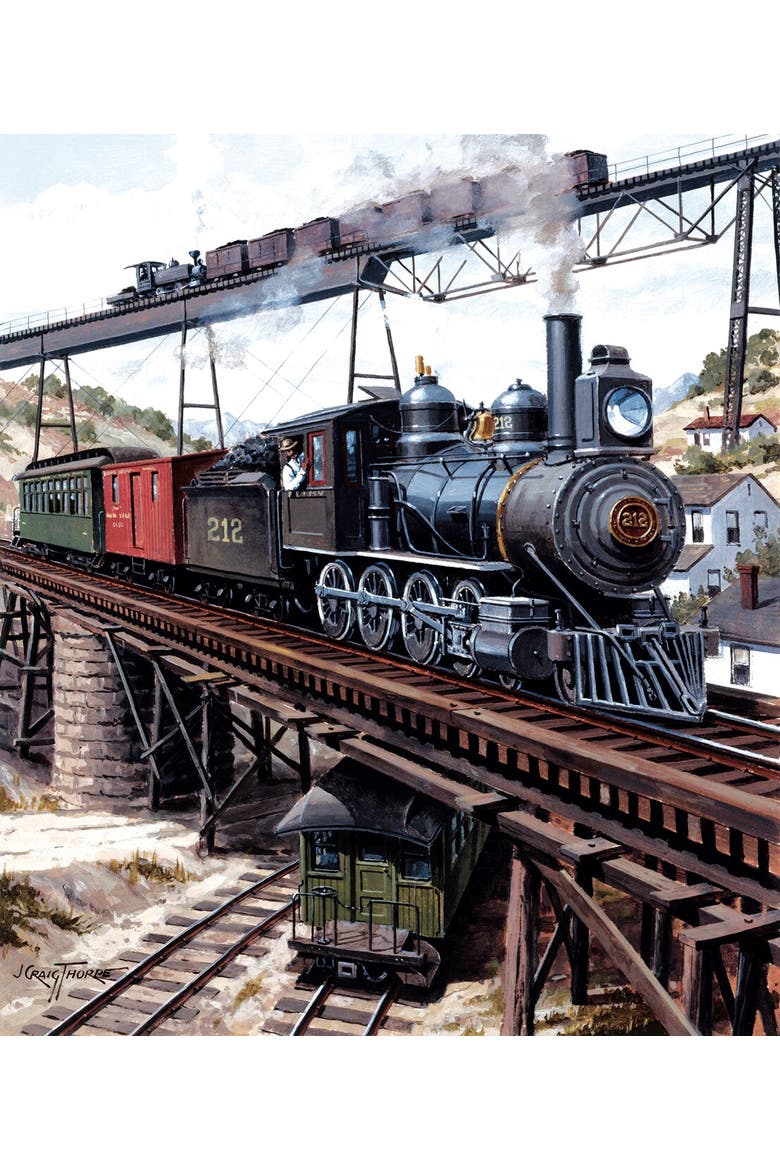 Locomotive GXB 550 piece Jigsaw Puzzle for Adults, Alternate, color, Multicolor