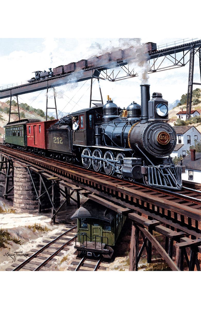 Sunsout Locomotive GXB 550 piece Jigsaw Puzzle for Adults, Alternate, color, Multicolor