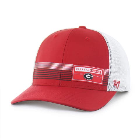 Men's '47  Red Georgia Bulldogs Rangefinder brrr Trucker Adjustable Hat