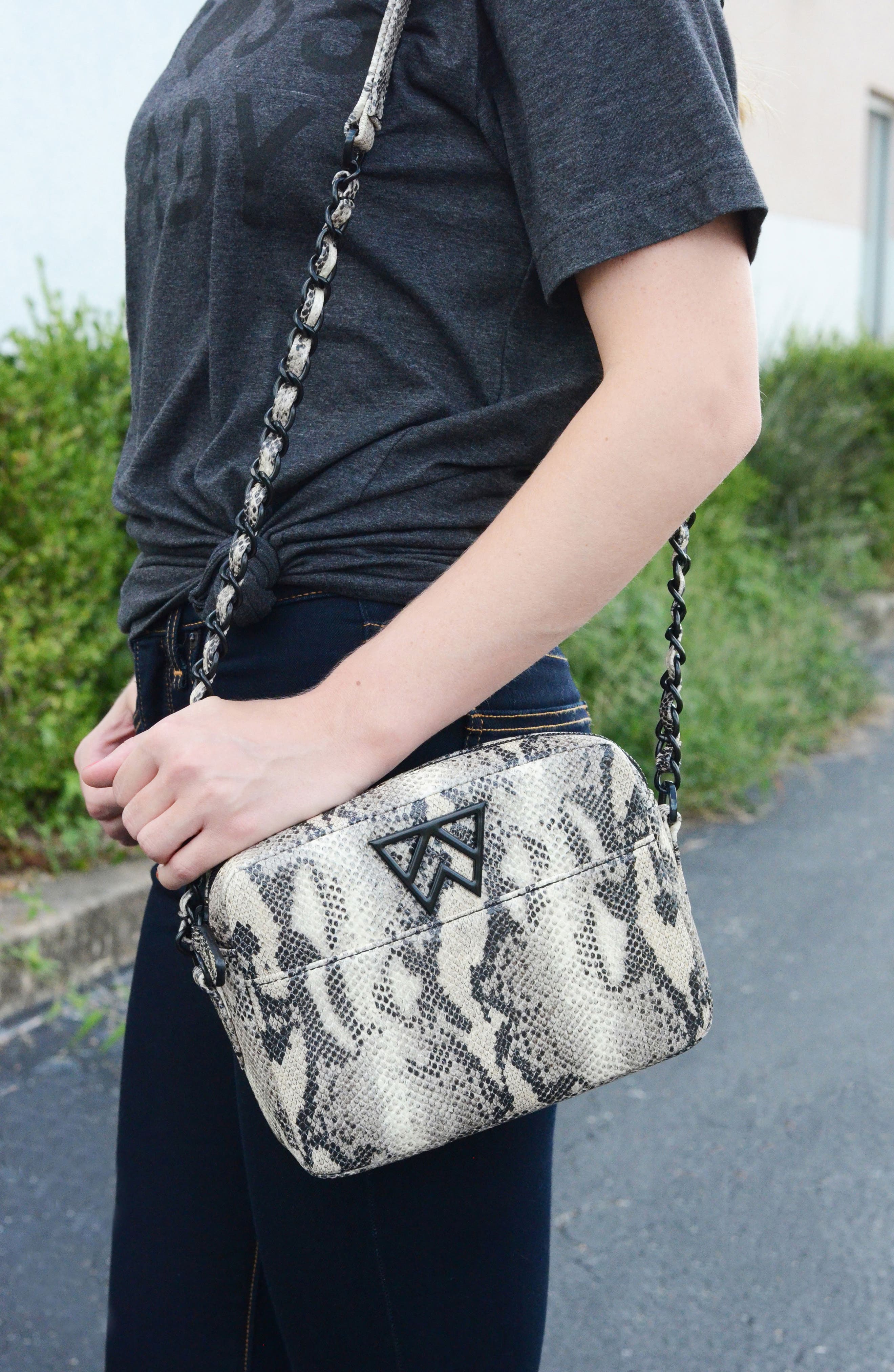 Kelly Wynne Mingle Mingle Mini Embossed Leather Crossbody Bag, Alternate, color, 