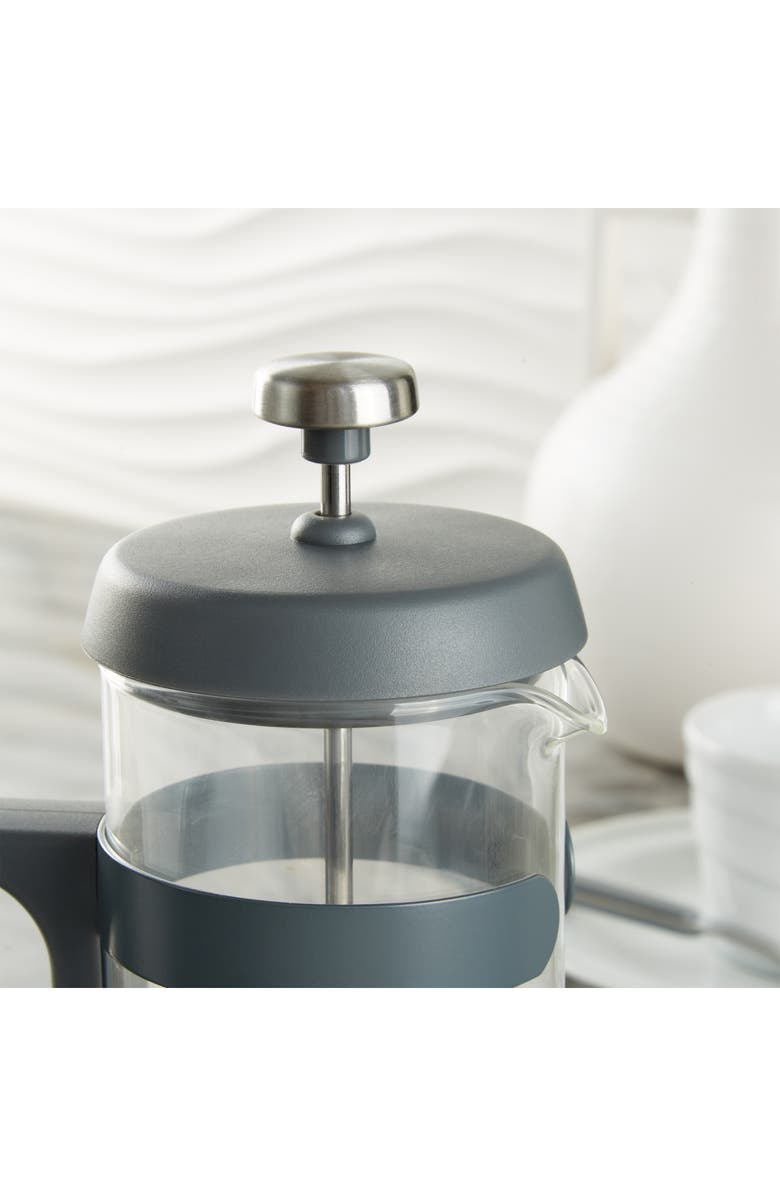 BergHOFF Leo Aroma 12-Ounce French Press, Alternate, color, Black/ Clear