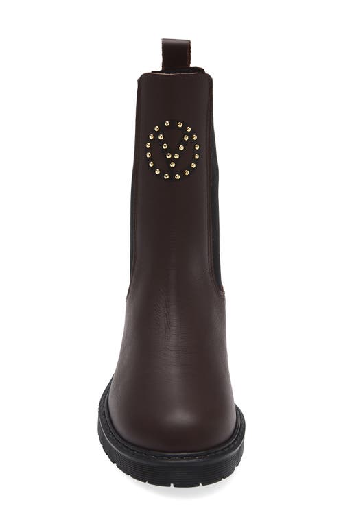 Valentino By Mario Valentino Senna Lug Sole Boot In Brown